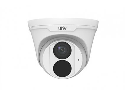 UNIVIEW IP kamera 3840x2160 (4K UHD), až 30 sn/s, H.265, obj. 2,8 mm (112,9°), PoE, Mic., IR 30m, WDR 120dB, ROI, koridor formát,
