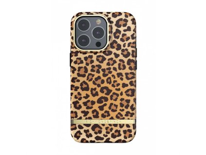 Richmond & Finch kryt Soft Leopard pre iPhone 13 Pro - Gold Details