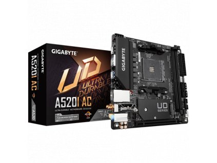 Gigabyte A520I AC , AMD A520, AM4, 2xDDR4, mini-ITX