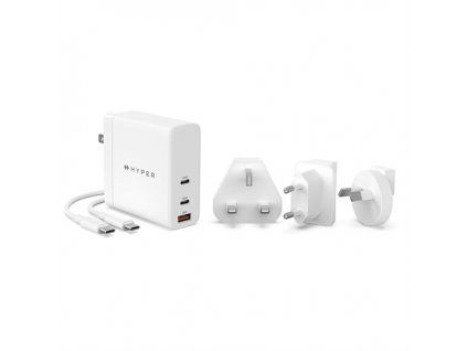 Hyper HyperJuice 140W PD 3.1 USB-C Charger With Adapters - White
