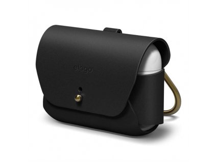 Elago Airpods Pro/Pro 2 Leather Case - Black