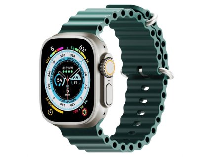 Next One remienok H20 Band pre Apple Watch 44/45/49mm - Deep Sea Green