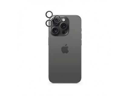 Epico Aluminium Lens Protector for Apple iPhone 15 Pro / 15 Pro Max - čierny titan