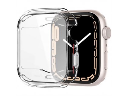 Spigen kryt Ultra Hybrid pre Apple Watch 7/8/9 45mm - Crystal Clear