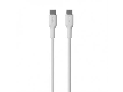 Puro kábel Soft Silicone Cable USB-C to USB-C 1.5m - White