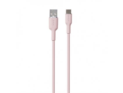 Puro kábel Soft Silicone Cable USB-A to USB-C 1.5m - Rose