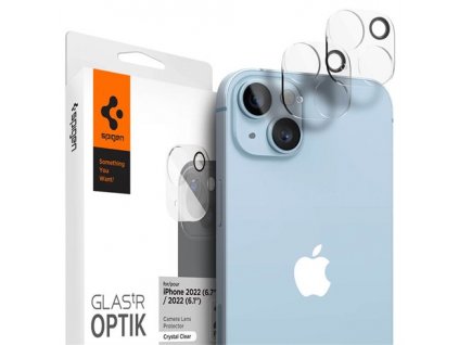 Spigen Optik Lens Protector pre iPhone 15/15 Plus/14/14 Plus - Crystal Clear