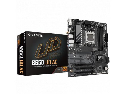 Gigabyte B650 UD AC, AMD B650, AM5, 4xDDR5, ATX