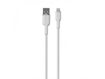 Puro kábel Soft Silicone Cable USB-A to Lightning 1.5m - White