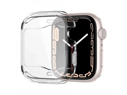 Spigen kryt Ultra Hybrid pre Apple Watch 7/8/9 41mm - Crystal Clear