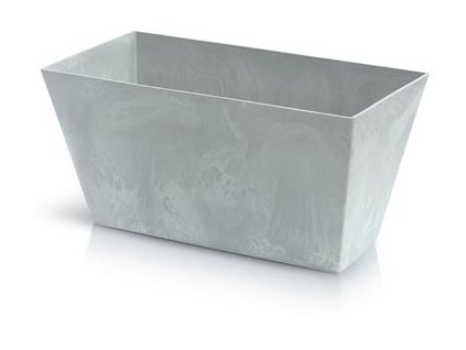 Kvetináč TUBUS Case Beton 600x324x300 mm, vzhľad betón