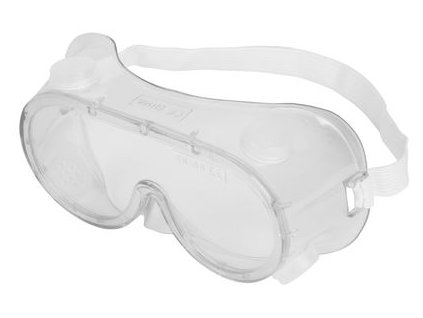 Okuliare Safetyco B209, číre, ochranné, uzavreté, s vetraním