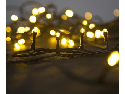 Vonkajšia svetelná reťaz MagicHome Vianoce Errai, 1200 LED teplá biela, 8 funkcií, 230 V, 50 Hz, IP44, L-24 m