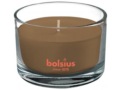 Sviečka do bytu bolsius Jar True Scents 63/90 mm, škorica/jablko