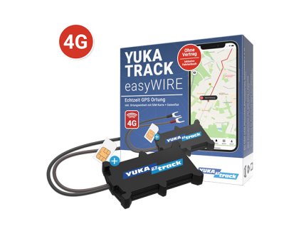 IoT YUKAtrack easyWire 4G AIO GPS Car Tracker with SIM + Data Flat