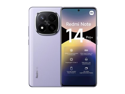 Xiaomi Redmi Note 14 Pro+ 5G Dual Sim 12GB RAM 512GB | Fialová - Lavender Purple