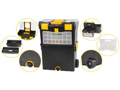 Box na náradie Strend Pro TBx3042, Roller, na kolieskach s rúčkou, max. 25 kg