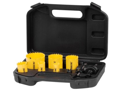 Sada vyrezávačov Strend Pro BHS 6689, Bi-metal, korunky, 9 dielna, 19-57 mm, professional