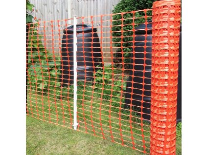 Sieť vyznačovacia BARRIER.NET, oranžová, plastová, 1 m, L-30 m, UV, HDPE, na ohraničenie stavby a pozemku