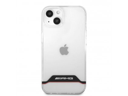 Ochranné púzdro AMG Red Stripes iPhone 13 transparentné