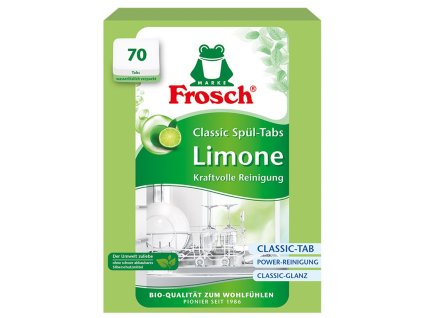 Tablety Frosch Všetko v 1, do umývačky, limetka, 70 tabliet, ALL in 1
