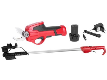 SET Nožnice Strend Pro Garden 7,2V, záhradné, akumulátorové, 111216 + teleskopická tyč 111248