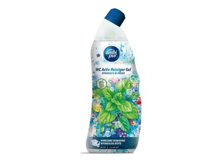 Ambipur WC Active gel ružový ibišek a ruže 750ml