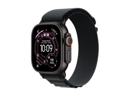 Watch Apple Watch Ultra 3 (2025) 5G 49mm Black Titanium Case with Alpine Loop M - Black