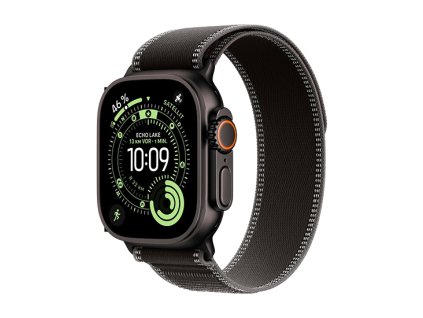 Watch Apple Watch Ultra 3 (2025) 5G 49mm Black Titanium Case with Trail Loop M/L - Black/Charcoal