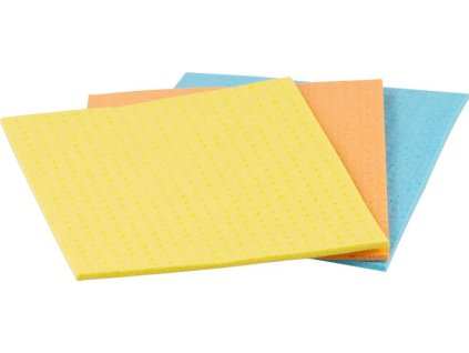 Utierka York 024010, kuchynská, švédska špongia, 17x15 cm, bal. 3 ks