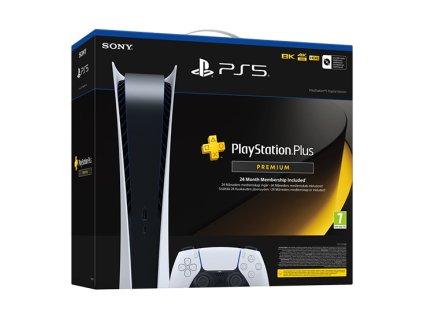 Sony PlayStation 5 Slim Digital Edition 825GB + Playstation Premium 24 Months - White