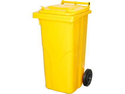 Nádoba Europlast 120 lit., plast, žltá 1018, HDPE, popolnica na odpad
