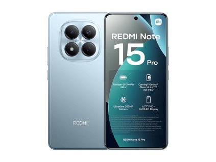 Xiaomi Redmi Note 15 Pro 4G Dual Sim 8GB RAM 256GB - Blue