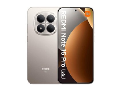 Xiaomi Redmi Note 15 Pro 5G Dual Sim 12GB RAM 512GB - Titanium
