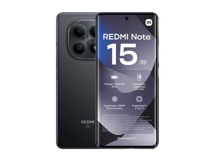 Xiaomi Redmi Note 15 5G Dual Sim 8GB RAM 256GB - Black