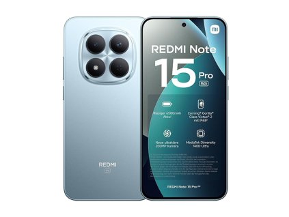 Xiaomi Redmi Note 15 Pro 5G Dual Sim 8GB RAM 512GB - Blue