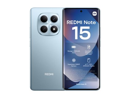 Xiaomi Redmi Note 15 4G Dual Sim 6GB RAM 128GB - Blue
