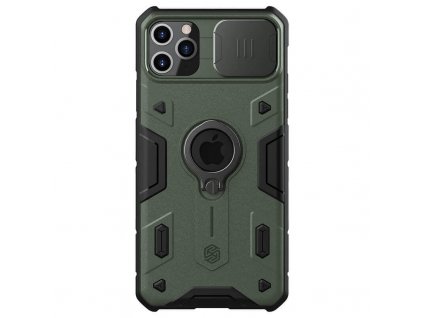 Ochranné púzdro Nillkin CamShield Armor iPhone 13 Dark tm. zelené