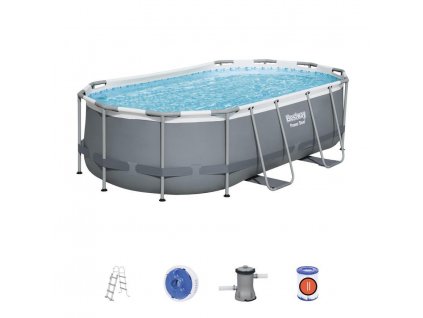Bazén nadzemný s príslušenstvom Bestway® Power Steel™, 4,27x2,50x1,00 m