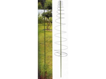 Tyč GreenGarden TOMA, 165x30 cm +3 spony, špirálová, oporná k rastlinám a paradajkám