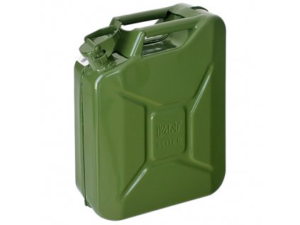 Kovový kanister na PHM Jerican 5 lit, GS/TUV, zelený, RAL6003