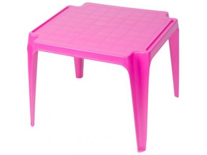 Detský, plastový stôl TAVOLO BABY Pink, ružový