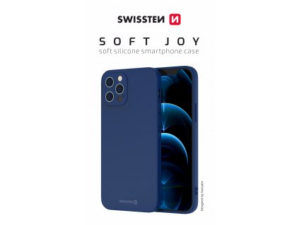 Zadné pudzro Swissten SOFT JOY Apple iPhone 12 mini - tmavo modré  + prekvapenie