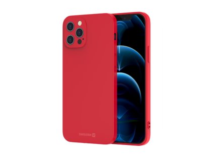 Zadné púzdro Swissten SOFT JOY Apple iPhone XS/X - červené