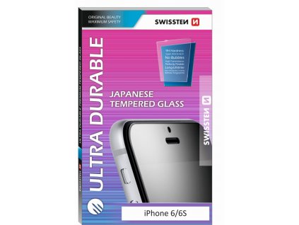 Ochranné sklo SWISSTEN 3D ULTRA iPhone 6 PLUS/6S PLUS - biely rámik