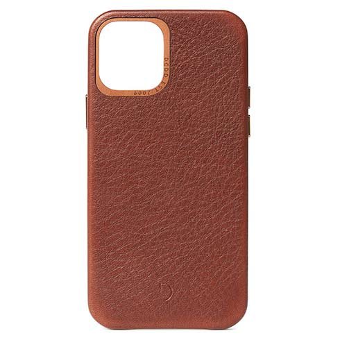 Decoded kryt Leather Backcover pre iPhone 12 mini - Brown