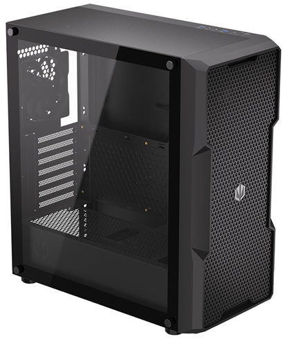 ENDORFY case Regnum 400 Air / ATX / 4x120mm / 2xUSB / presklená bočnice / čierna