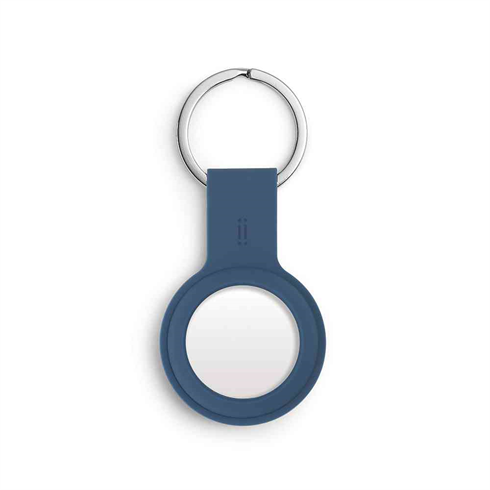 Aiino - GiGiTag Silicon holder with keychain for AirTag - Twilight Blue