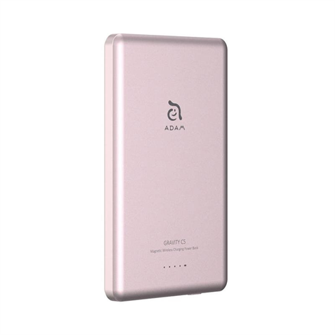 Adam Elements Magnetic Wireless Powerbank Gravity C5 5.000 mAh - Pink