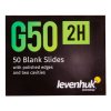 73809 levenhuk double cavity blank slides g50 2h 50pcs 07